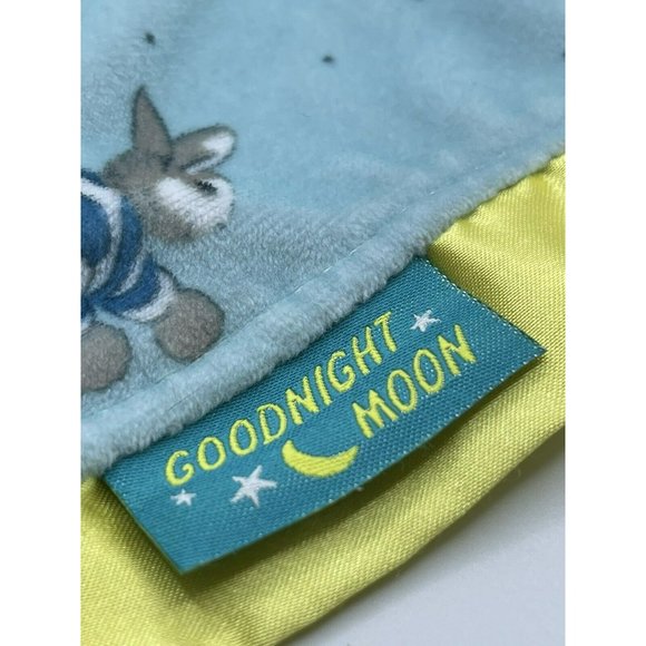 Kids Preferred Goodnight Moon Lapin Gray Bunny Blue Stars Lovey Security Blanket - Picture 3 of 6